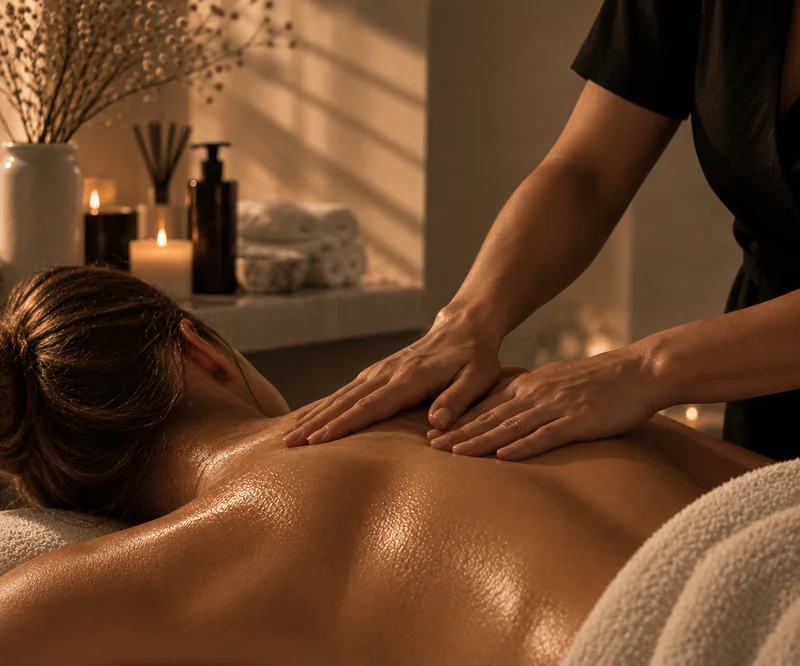 Illustration d’un massage du dos